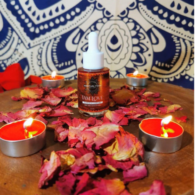 Powerful Love Oil with Twin Flame Energy & Rose Quartz