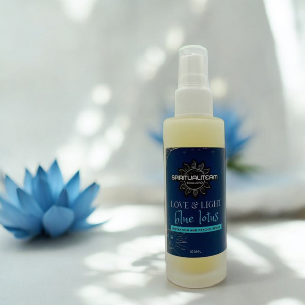 SACRED BLUE LOTUS Divination Spray (for Meditation, Chakra Activation, Anti Insomnia)