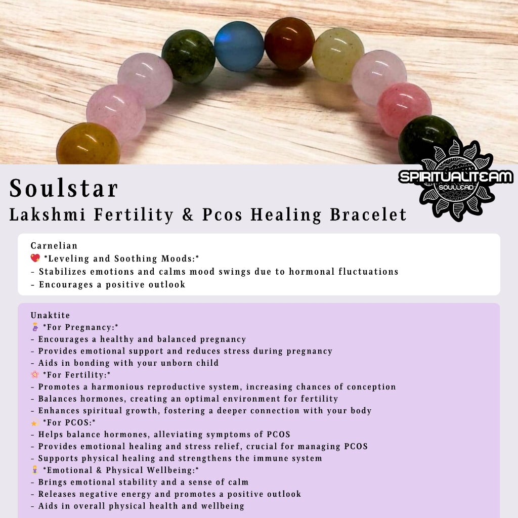 Authentic Fertility & Pcos Healing Bracelet