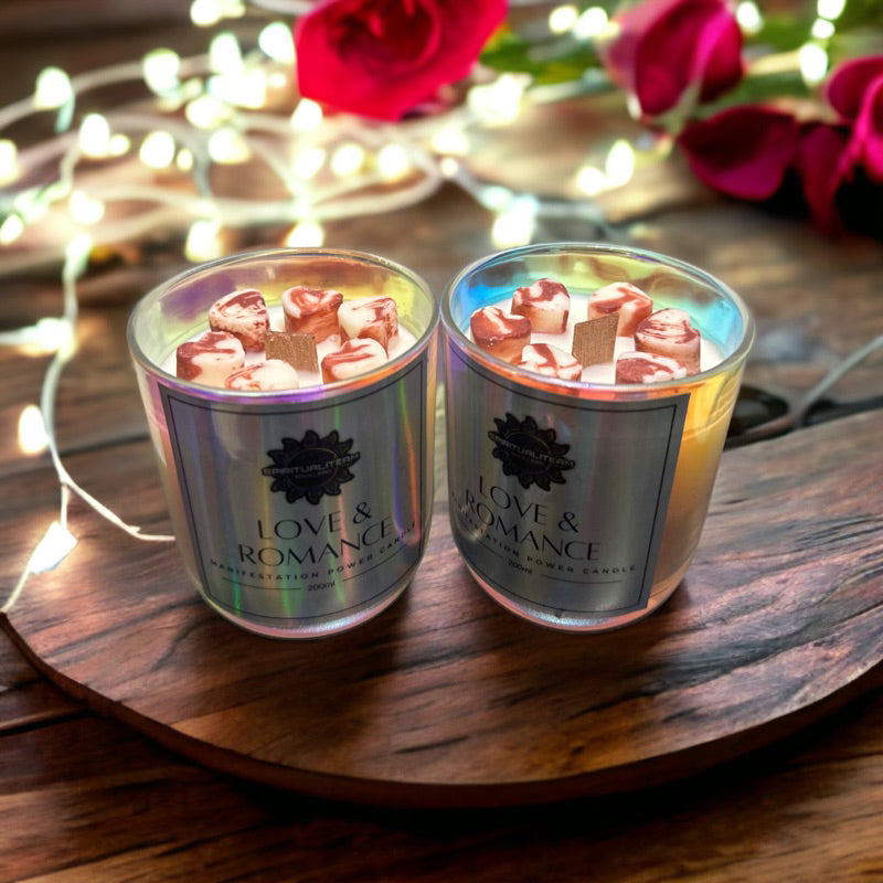 ABUNDANCE & LOVE MANIFESTATION CANDLES - SCENTED CANDLES