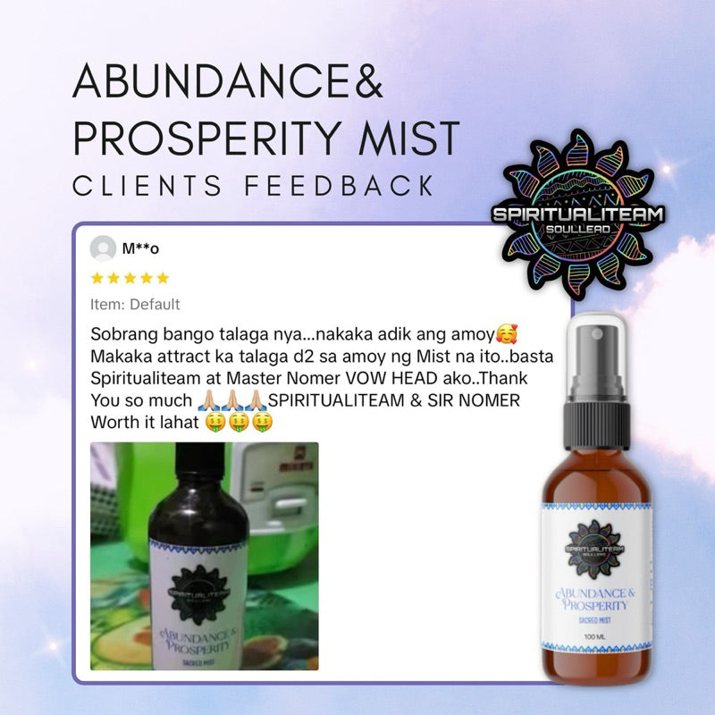 Abundance & Prosperity Mist